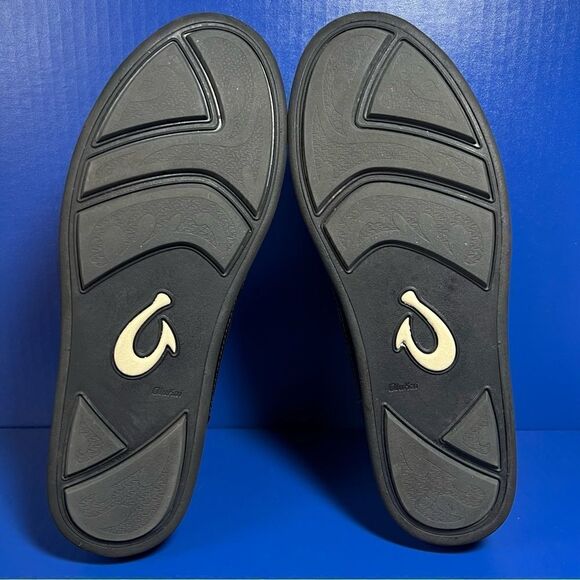 Olukai Mens Nalukai Kapa Black Canvas Lace Up Boot 9.5 - Picture 7 of 11